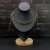 choker z makramy na szyje zielony boheme noir.webp