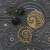 kolczyki zielone paprocie boheme noir dark boho.webp