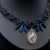 choker czarny makramowy kruk boheme noir.webp