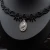 boheme noir gotycki choker czarny wiktoriański kruk.webp