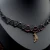 choker makramowy czarny księzyc boheme noir.webp