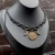 boheme noir choker czarny makramowy dark boho paprocie.webp