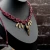 naszyjnik dark boho witchy boheme noir burgundowy.webp