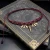 naszyjnik rękodzieło choker makramowy boho boheme noir.webp