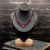 choker makramowy bordowy kwiatek boheme noir.webp
