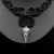 choker makrama czarny boheme noir.webp