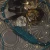 choker makramaowy ciemny turkus koraliki boho.webp