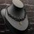 choker sznurkowy makramowy czarny